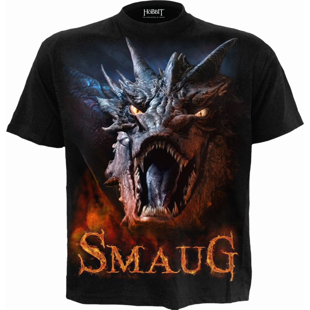 Spiral The Hobbit - SMAUG Mens Tshirt - Black